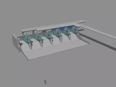 kerala dam 1 detailed 3D model