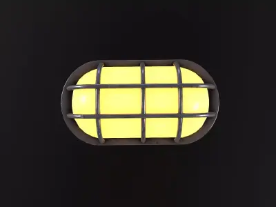 BunkerLight 3D Model Low-poly 3D model