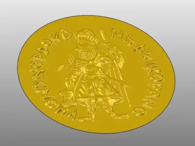 Coin pendant Free 3D model