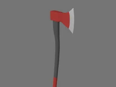 Axe Blender Free low-poly 3D model