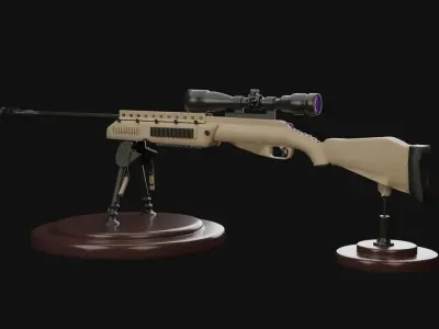 MW3 LA-B 330 Gold Platinum Polyatomic Orion Camo 3D model