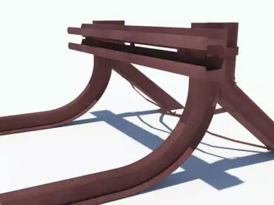 Buffer Stop railway 3D model