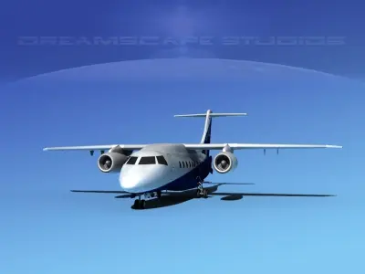 Dornier 328Jet East Coast Airlines 3D model