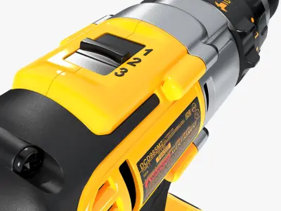 Cordless Power Drill 3D model