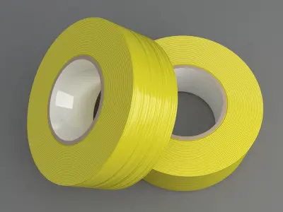 Duct Tape Yellow 3D model