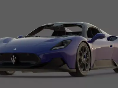 2023 Maserati MC20 Cielo 3D Model  Italian Exotic  Low-poly 3D model