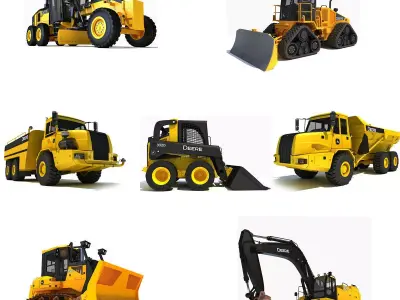 Collection John Deere Public Works 3D model