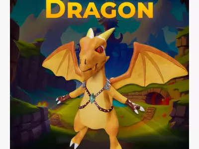 Dragon 3D model 12