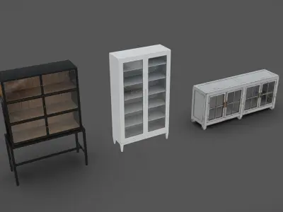 Furniture Pack 09 Low-poly 3D model