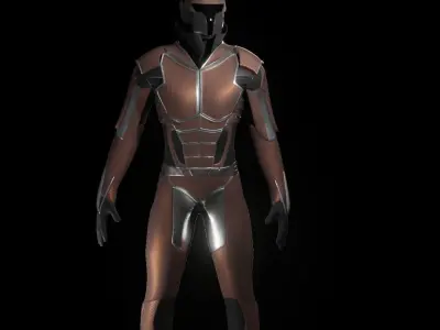 Robot - Sci Fi Armor - Rigged 3D model