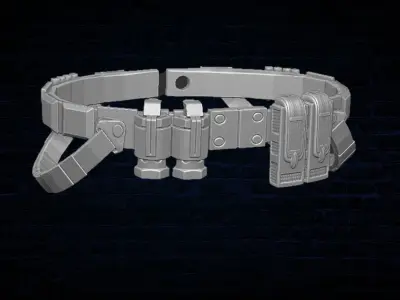 Anti Hero Belt 3D printable File for Action Figures 3D print model purchase