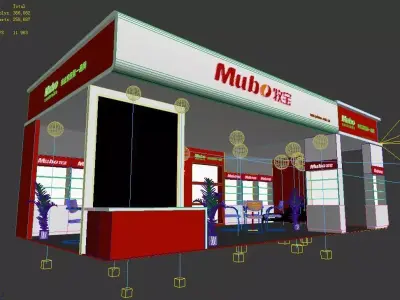 Exhibition - Area - 6X12-3DMAX2009-87 3D model