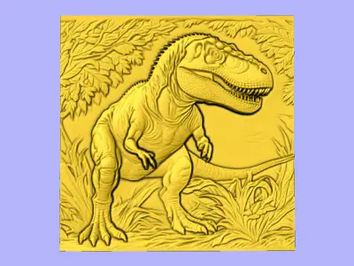 TREX BAS RELIEF  3D model