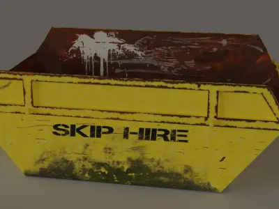 Skip -Lowpoly PBR Unity Low-poly 3D model