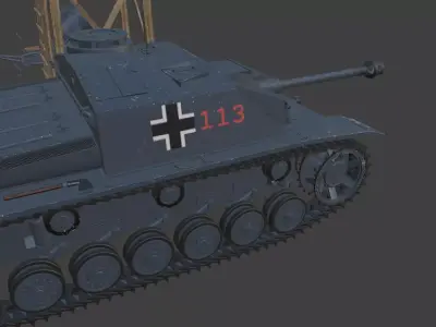 WW2 german guard pack 3D model