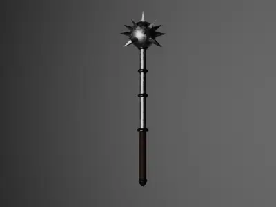 Weapon Morgenstern Low-poly 3D model from Mun 3D model