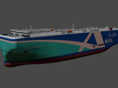 Vehicles Carrier 3D model Low-poly 3D model