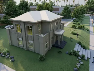 House Building 01 3D model
