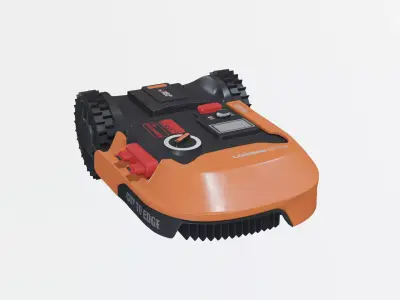 Robot Lawnmower Low-poly 3D model