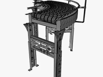 Conveyor - Zipline RZCDC 3D model