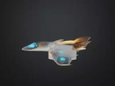  fantastic airplane 3D model 3D model