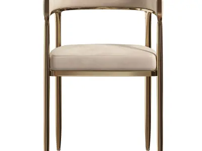 Modern Velvet Upholstered  By Homary  3D model