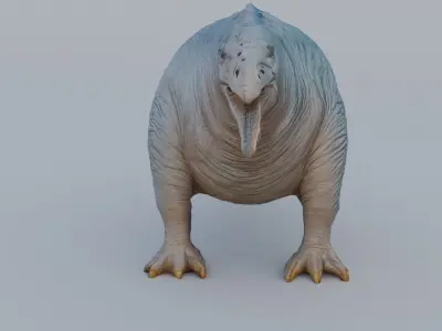Big Creature fat creature Free 3D model