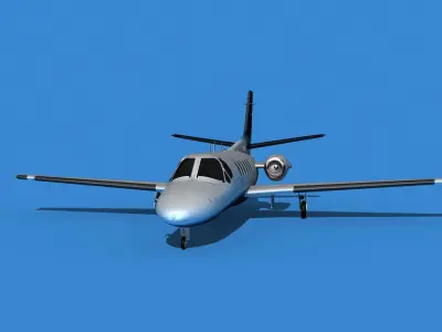 Cessna Citation 550 II Bravo V09 3D model