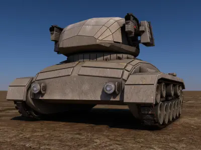 Scifi Tank  3D model