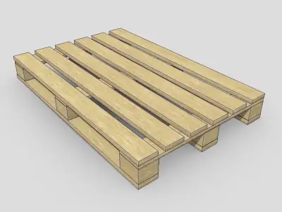 CC0 - Wood Palette Free low-poly 3D model