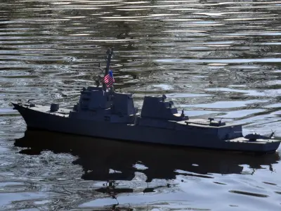 1 96 Arleigh Burke DDG RC Model Ship 3D print model