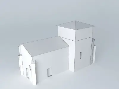 Church in Segonsac Dordogne Free 3D model