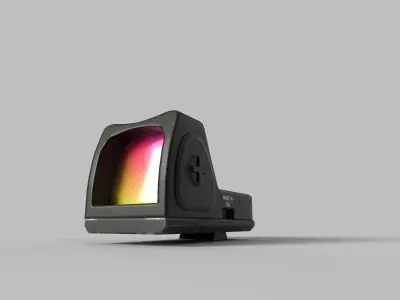 RMR scope Low-poly 3D model Low-poly 3D model