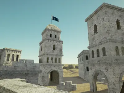 Medieval Ruins pack Unreal Engine 3D model