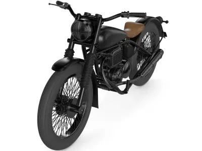Enduro Motorcycle 3D model purchase