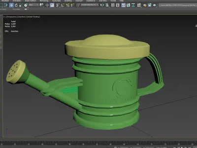 water can Free low-poly 3D model