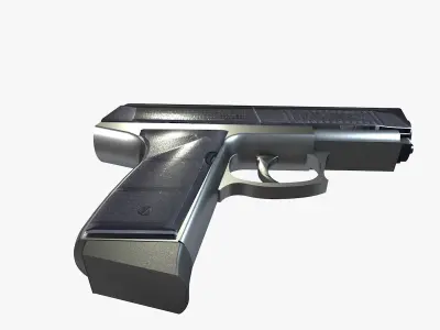 Pistol gun 3D model