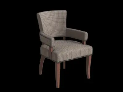 Vintage Dining Chair 3D model