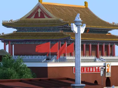 Tiananmen 3D model