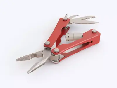 Knife multi tool 3D model