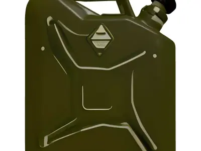 Military Fuel Jerry Can 3D model