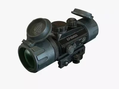 Optical Scope UTG Low-poly 3D model