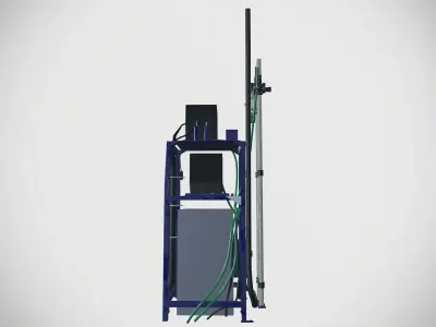 Welding Display Monitor Setup 3D model
