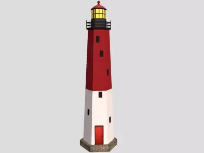 Lighthouse - Low-poly PBR Model Low-poly 3D model buy