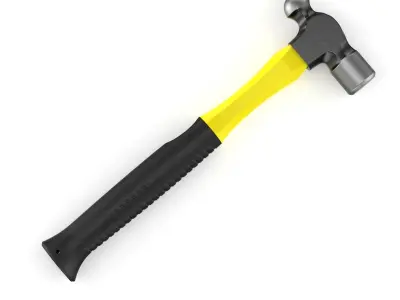 Graphite Ball Pein Hammer 3D model