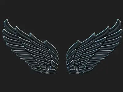 wings 01 3D model