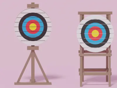Archery Target 3D model buy