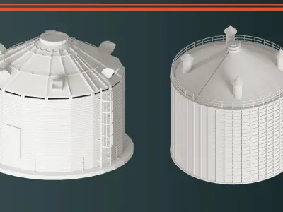 Industrial Tanks VOL-04 3D model