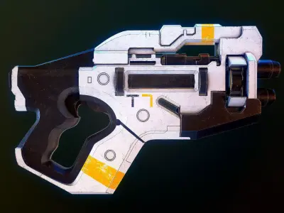  Talon T7 Heavy Pistol  Mass Effect 3D model