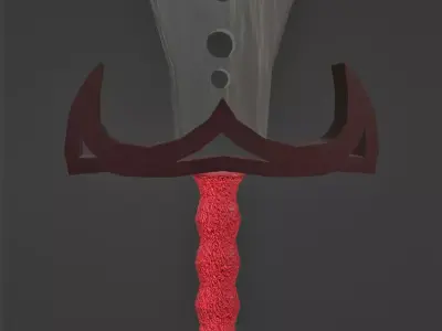 Low Poly Sword Free low-poly 3D model order